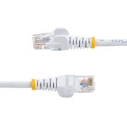 Picture of StarTech.com Cat5e Ethernet Patch Cable with Snagless RJ45 Connectors - 0.5 m, White