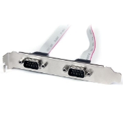 Picture of StarTech.com 2 Port 16in DB9 Serial Port Bracket to 10 Pin Header