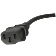 Picture of StarTech.com 6ft (1.8m) UK Computer Power Cable, 18AWG, BS 1363 to C13, 10A 250V, Black Replacement AC Power Cord, Kettle Lead / UK Power Cord, PC Power Supply Cable, TV/Monitor Power Cable
