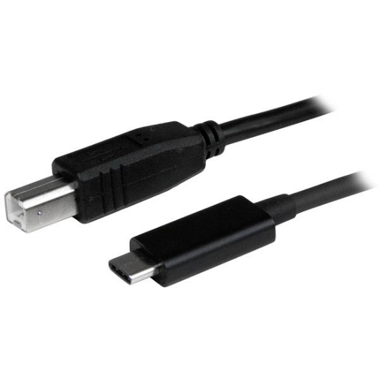 Picture of StarTech.com USB-C to USB-B Cable - M/M - 1m (3ft) - USB 2.0
