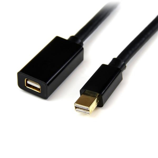 Picture of StarTech.com 6ft (2m) Mini DisplayPort Extension Cable - 4K x 2K Video - Mini DisplayPort Male to Female Extension Cord - mDP 1.2 Extender Cable - Works with Mini DP or Thunderbolt 2 Mac/PC