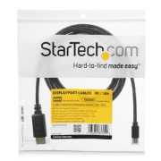 Picture of StarTech.com 10ft (3m) Mini DisplayPort to DisplayPort 1.2 Cable - 4K x 2K UHD Mini DisplayPort to DisplayPort Adapter Cable - Mini DP to DP Cable for Monitor - mDP to DP Converter Cord