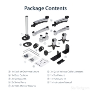 Picture of StarTech.com Desk-Mount Dual Monitor Arm - Full Motion Articulating - Premium