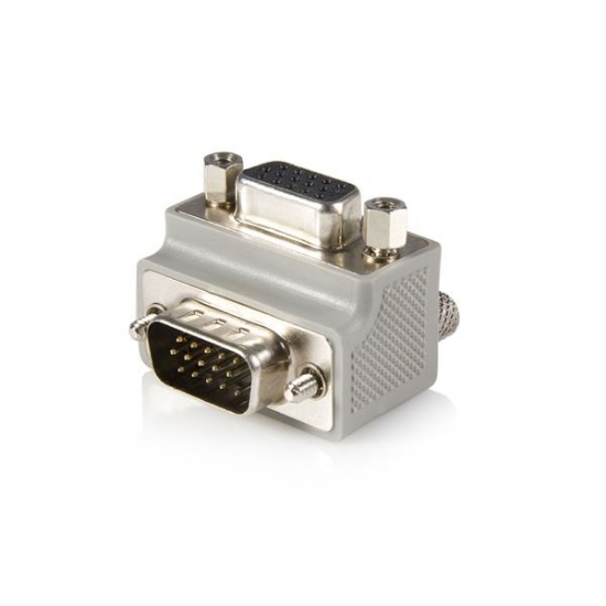 Picture of StarTech.com Right Angle VGA to VGA Cable Adapter Type 1 - M/F
