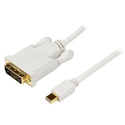 Picture of StarTech.com 6 ft Mini DisplayPort to DVI Adapter Converter Cable – Mini DP to DVI 1920x1200 - White