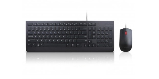 Picture of Lenovo 4X30L79910 keyboard Mouse included Universal USB QWERTY Portuguese Black