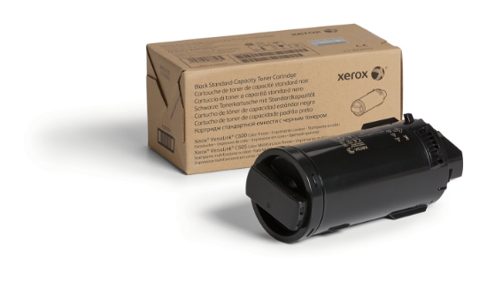 Picture of Xerox Genuine ® VersaLink® C600 Color Printer​/​C605 Color Multifunction Printer Black Standard capacity Toner Cartridge (6000 Pages) - 106R03899