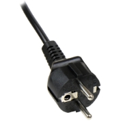 Picture of StarTech.com 1m (3ft) Laptop Power Cord, EU Schuko to C5, 2.5A 250V, 18AWG, Notebook / Laptop Replacement AC Cord, Power Brick Cord, Laptop Charger Cable, Clover Leaf/Mickey Mouse Power Cord