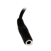 Picture of StarTech.com 6in Stereo Audio Cable - 3.5mm Female to 2x RCA Male