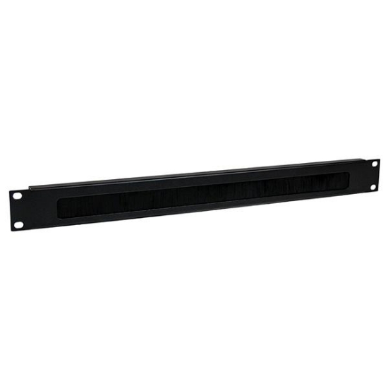 Picture of StarTech.com 1U Brush Strip Horizontal Server Rack Cable Management Panel