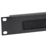 Picture of StarTech.com 1U Brush Strip Horizontal Server Rack Cable Management Panel