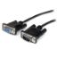 Picture of StarTech.com 2m Black Straight Through DB9 RS232 Serial Cable - M/F