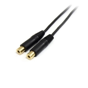 Picture of StarTech.com 6in Stereo Splitter Cable - 3.5mm Male to 2x 3.5mm Female
