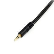 Picture of StarTech.com 6in Stereo Splitter Cable - 3.5mm Male to 2x 3.5mm Female