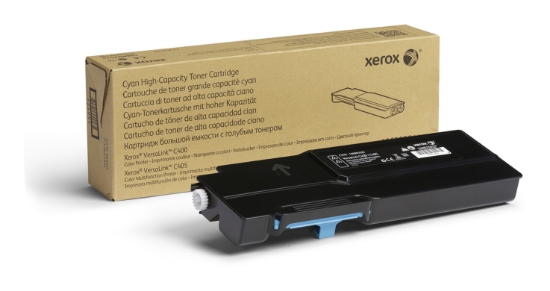 Picture of Xerox Genuine ® VersaLink® C400 Color Printer​/​C405 Color Multifunction Printer Cyan High capacity Toner Cartridge (4800 Pages) - 106R03518