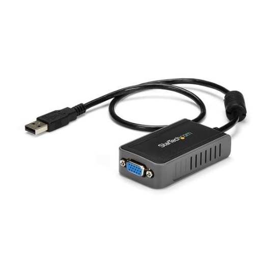 Picture of StarTech.com USB 2.0 to VGA Adapter, USB to VGA Monitor Converter for Windows, 1440x900 (no support for macOS/ChromeOS/Linux) - TAA