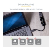 Picture of StarTech.com USB 3.0 to HDMI Adapter, USB to HDMI Monitor Converter for Windows, 1080P (no support for macOS/ChromeOS/Linux) - TAA