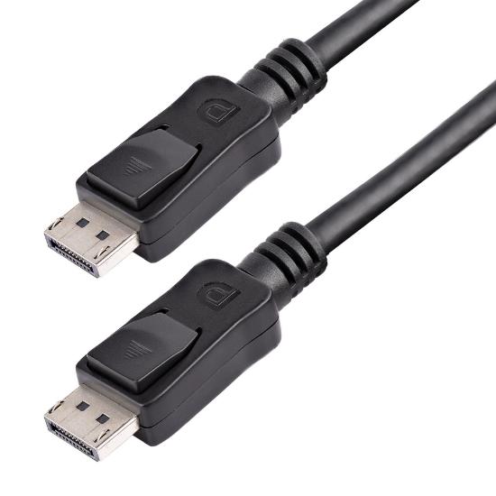 Picture of StarTech.com 10ft (3m) DisplayPort 1.2 Cable - 4K x 2K Ultra HD VESA Certified DisplayPort Cable - DP to DP Cable for Monitor - DP Video/Display Cord - Latching DP Connectors