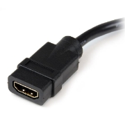 Picture of StarTech.com 8in HDMI to DVI-D Video Cable Adapter - HDMI Female to DVI Male