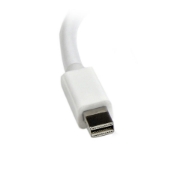 Picture of StarTech.com Mini DisplayPort to VGA Adapter - Active Mini DP to VGA Converter - 1080p Video - mDP or Thunderbolt 1/2 Mac/PC to VGA Monitor/Projector/Display - mDP 1.2 to VGA Dongle - White