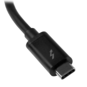 Picture of StarTech.com Thunderbolt 3 to Thunderbolt 2 Adapter - TB3 Laptop to TB2 Displays & Devices - Thunderbolt 2 20Gbps or Thunderbolt 1 10Gbps Converter - Thunderbolt 3 Certified- Windows/Mac