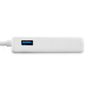 Picture of StarTech.com USB 3.0 to Gigabit Ethernet Adapter NIC w/ USB Port - White