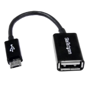 Picture of StarTech.com 5in Micro USB to USB OTG Host Adapter M/F