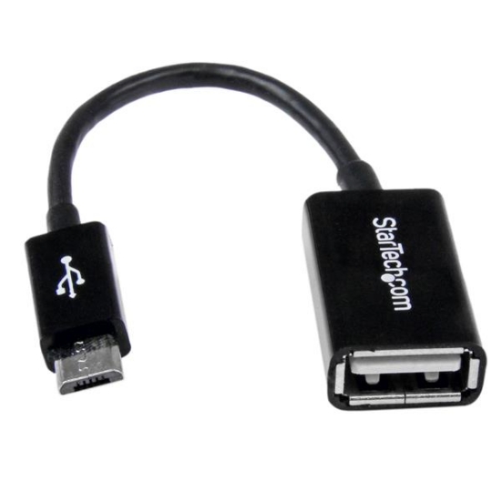 Picture of StarTech.com 5in Micro USB to USB OTG Host Adapter M/F
