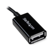 Picture of StarTech.com 5in Micro USB to USB OTG Host Adapter M/F