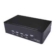 Picture of StarTech.com 4-Port Dual DisplayPort KVM Switch - 4K 60Hz