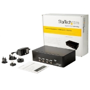 Picture of StarTech.com 4-Port Dual DisplayPort KVM Switch - 4K 60Hz