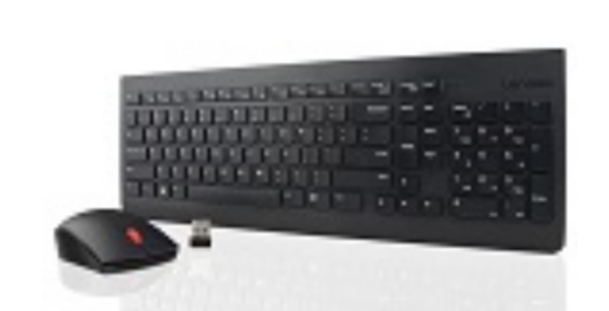 Picture of Lenovo 4X30M39467 keyboard Mouse included Universal Danish Black