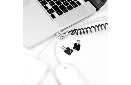 Picture of Compulocks Coiled cable lock Black, Stainless steel