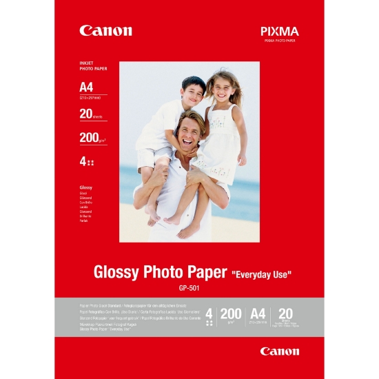 Picture of Canon GP-501 Glossy Photo Paper A4 - 20 Sheets