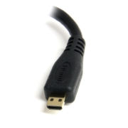 Picture of StarTech.com Micro HDMI to HDMI Adapter - 4K 30Hz Video - Durable High Speed Micro HDMI Type-D to HDMI 1.4 Converter/Cable Adapter Dongle - Ultra HD HDMI Monitors, TVs & Displays - M/F