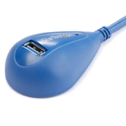 Picture of StarTech.com 5 ft Desktop SuperSpeed USB 3.0 Extension Cable - A to A M/F
