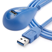 Picture of StarTech.com 5 ft Desktop SuperSpeed USB 3.0 Extension Cable - A to A M/F