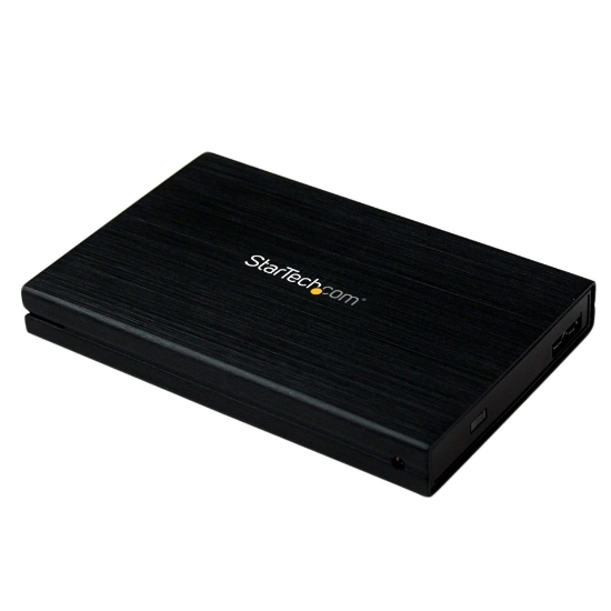 Picture of StarTech.com 2.5in Aluminum USB 3.0 External SATA III SSD Hard Drive Enclosure with UASP for SATA 6 Gbps – Portable External HDD