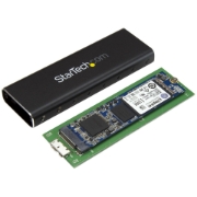 Picture of StarTech.com M.2 SSD Enclosure for M.2 SATA SSDs - USB 3.0 (5Gbps) with UASP