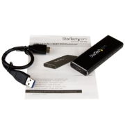 Picture of StarTech.com M.2 SSD Enclosure for M.2 SATA SSDs - USB 3.0 (5Gbps) with UASP