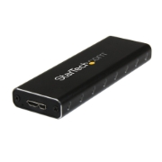 Picture of StarTech.com M.2 SSD Enclosure for M.2 SATA SSDs - USB 3.0 (5Gbps) with UASP