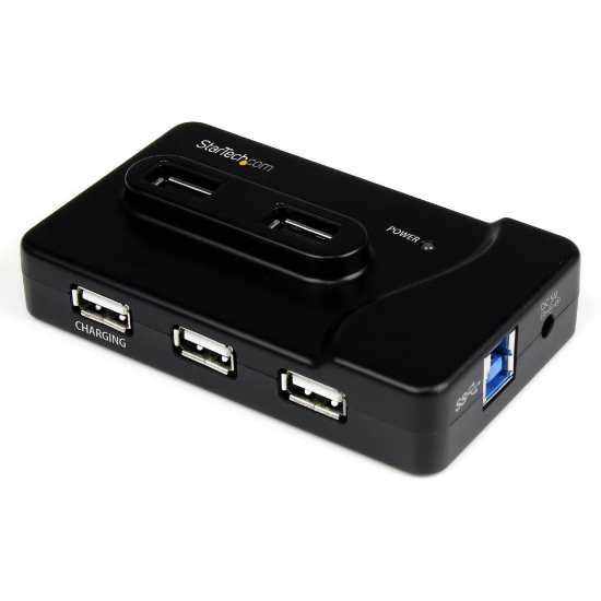 Picture of StarTech.com 6 Port USB 3.0 / USB 2.0 Combo Hub with 2A Charging Port – 2x USB 3.0 & 4x USB 2.0
