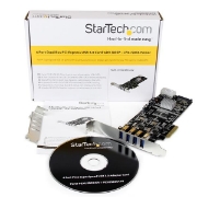Picture of StarTech.com 4-Port PCI Express USB 3.0 Card