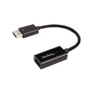 Picture of StarTech.com DisplayPort to HDMI Adapter - 4K 30Hz Active DisplayPort to HDMI Video Converter - DP to HDMI Monitor/TV/Display Cable Adapter Dongle - Ultra HD DP 1.2 to HDMI 1.4 Adapter