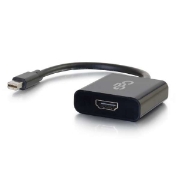 Picture of C2G Mini DisplayPort to HDMI Active Adapter Converter 4K UHD - Black