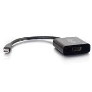 Picture of C2G Mini DisplayPort to HDMI Active Adapter Converter 4K UHD - Black
