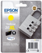 Picture of Epson Padlock Singlepack Yellow 35XL DURABrite Ultra Ink