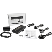 Picture of StarTech.com 8 Port Serial Hub USB to RS232/RS485/RS422 Adapter - Industrial USB 2.0 to DB9 Serial Converter Hub - IP30 Rated - Din Rail Mountable Metal Serial Hub - 15kV ESD Protection