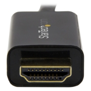 Picture of StarTech.com 6ft (2m) DisplayPort to HDMI Cable - 4K 30Hz - DisplayPort to HDMI Adapter Cable - DP 1.2 to HDMI Monitor Cable Converter - Latching DP Connector - Passive DP to HDMI Cord