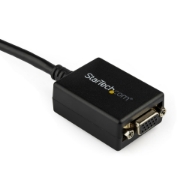 Picture of StarTech.com DisplayPort to VGA Adapter - Active DP to VGA Converter - 1080p Video - DisplayPort Certified - DP/DP++ Source to VGA Monitor Cable Adapter Dongle - Latching DP Connector